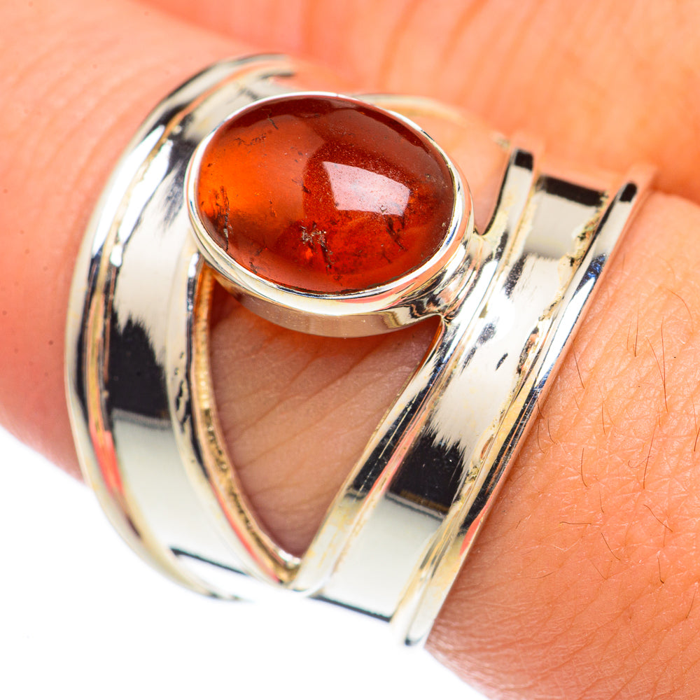 Baltic Amber Rings handcrafted by Ana Silver Co - RING70199