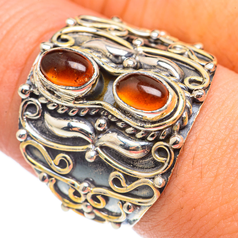 Baltic Amber Rings handcrafted by Ana Silver Co - RING70200