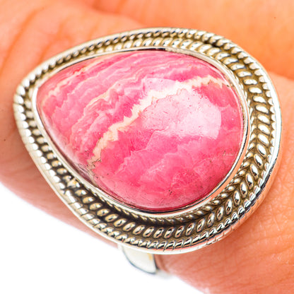Rhodochrosite Rings handcrafted by Ana Silver Co - RING70205
