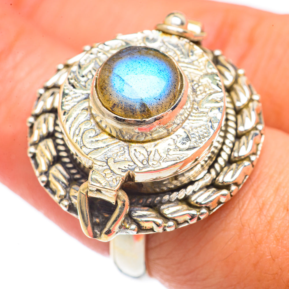 Labradorite Rings handcrafted by Ana Silver Co - RING70223