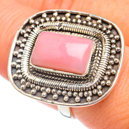 Pink Opal Rings handcrafted by Ana Silver Co - RING70239