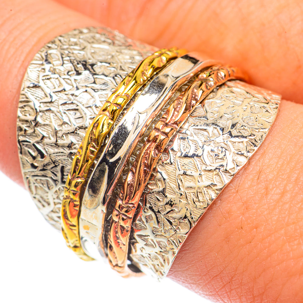 Meditation Spinner Rings handcrafted by Ana Silver Co - RING70246
