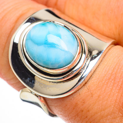 Larimar Rings handcrafted by Ana Silver Co - RING70265