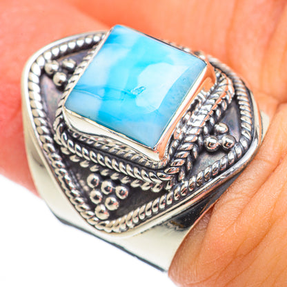 Larimar Rings handcrafted by Ana Silver Co - RING70268
