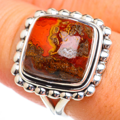 Moroccan Agate Rings handcrafted by Ana Silver Co - RING70277