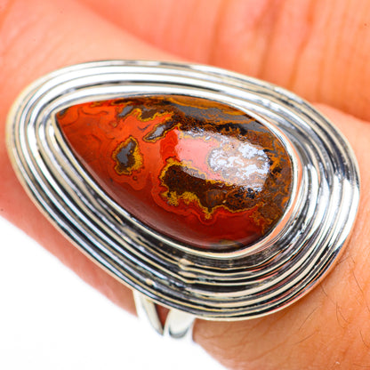 Moroccan Agate Rings handcrafted by Ana Silver Co - RING70280