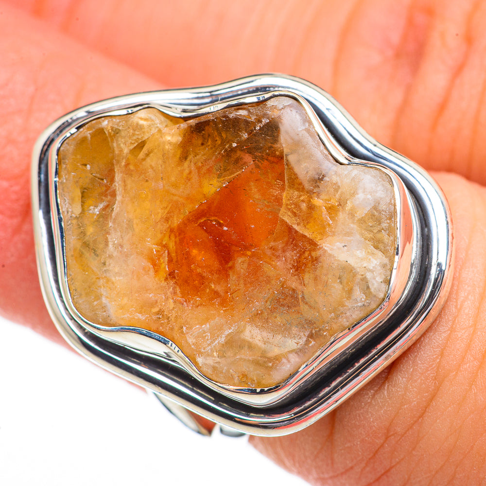 Citrine Rings handcrafted by Ana Silver Co - RING70281