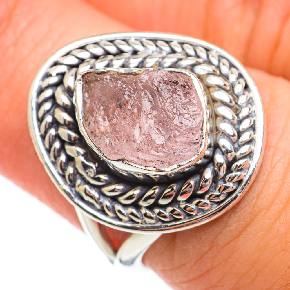 Rose Quartz Rings handcrafted by Ana Silver Co - RING70286