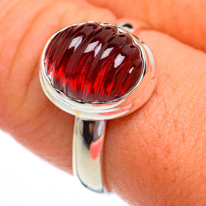 Garnet Rings handcrafted by Ana Silver Co - RING70290
