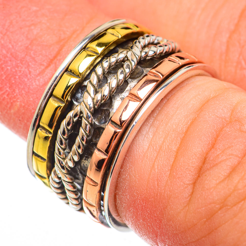 Meditation Spinner Rings handcrafted by Ana Silver Co - RING70294