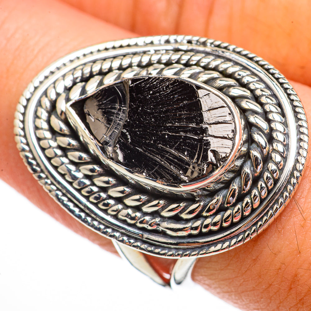 Shungite Rings handcrafted by Ana Silver Co - RING70296