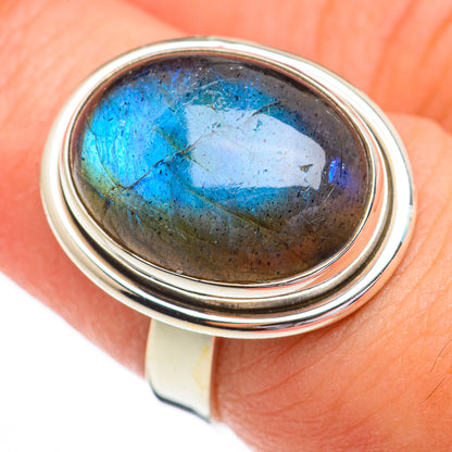 Labradorite Rings handcrafted by Ana Silver Co - RING70306