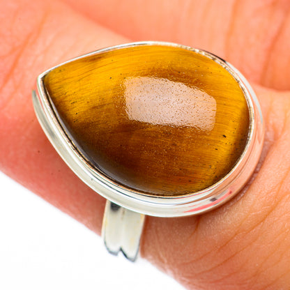 Tiger Eye Rings handcrafted by Ana Silver Co - RING70319
