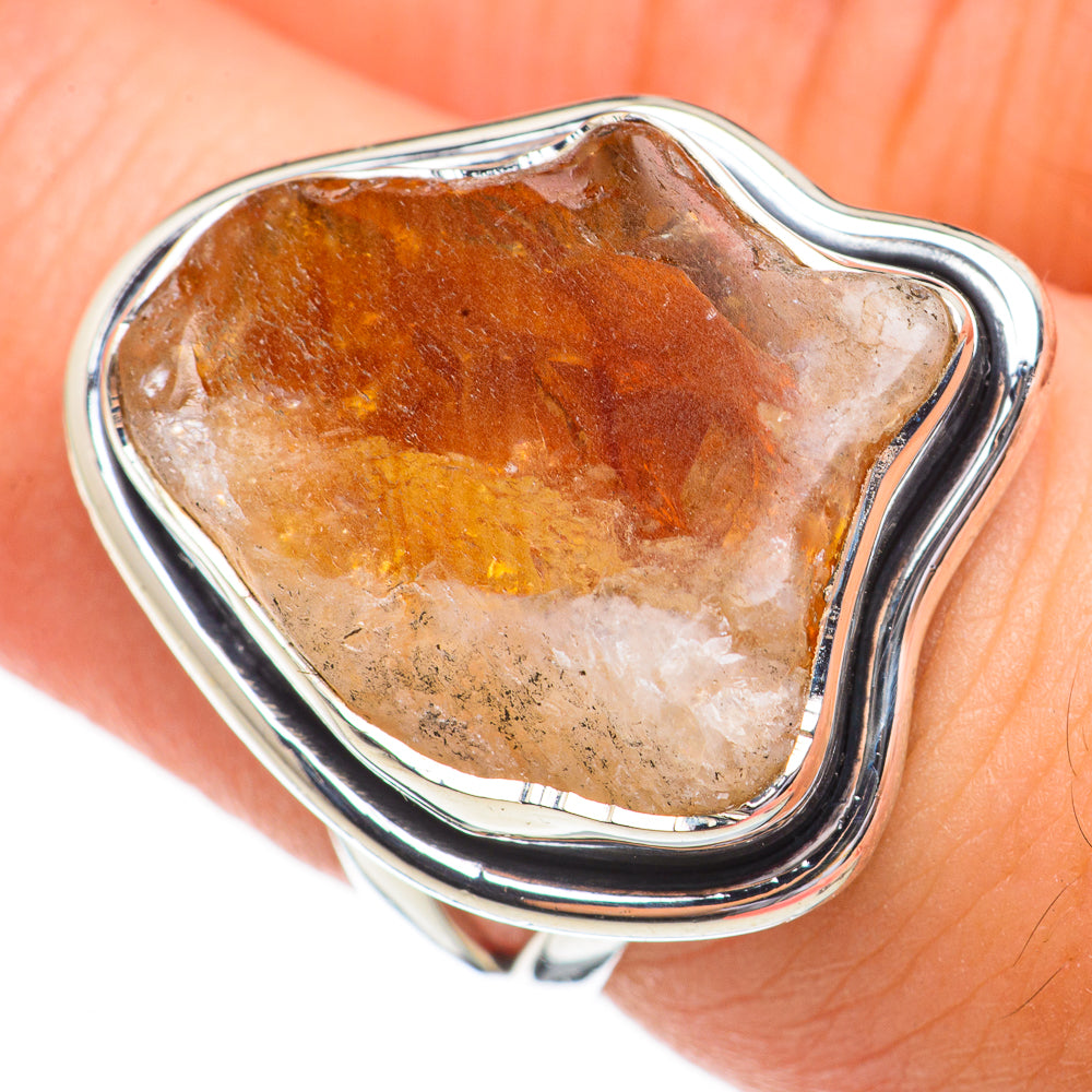 Citrine Rings handcrafted by Ana Silver Co - RING70322