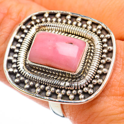 Pink Opal Rings handcrafted by Ana Silver Co - RING70325