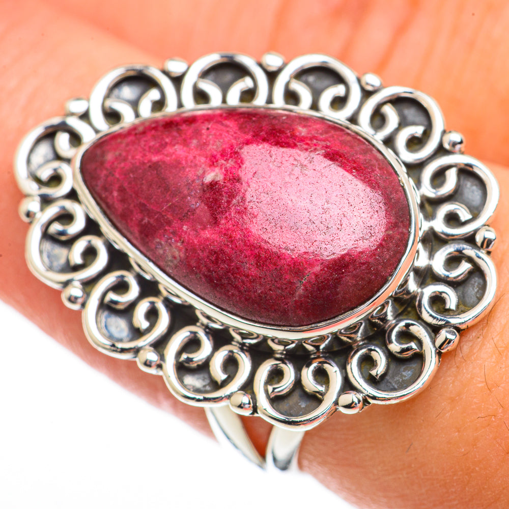 Thulite Rings handcrafted by Ana Silver Co - RING70328
