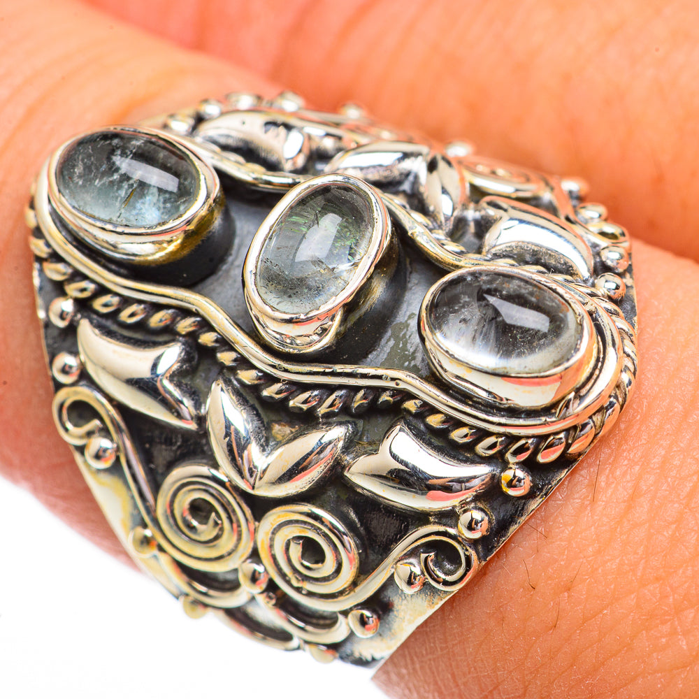 Aquamarine Rings handcrafted by Ana Silver Co - RING70345