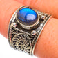 Labradorite Rings handcrafted by Ana Silver Co - RING70347