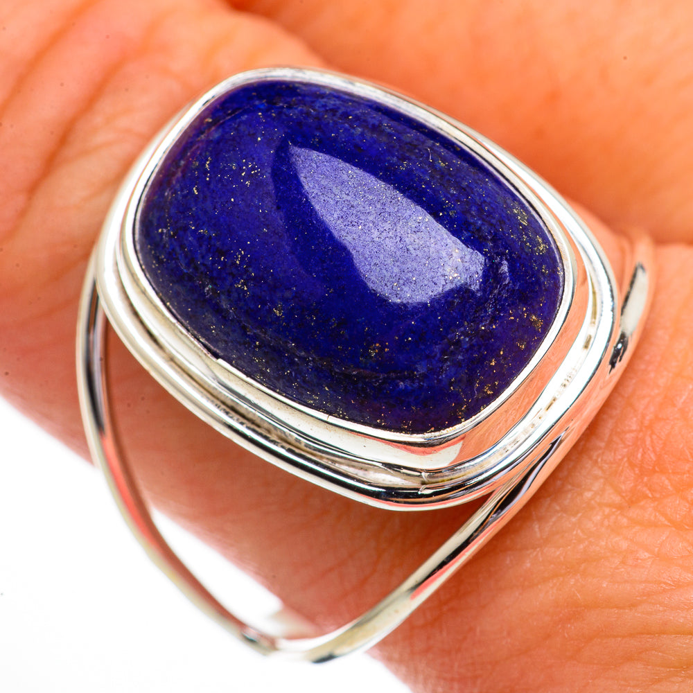Lapis Lazuli Rings handcrafted by Ana Silver Co - RING70350
