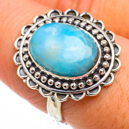 Larimar Rings handcrafted by Ana Silver Co - RING70353