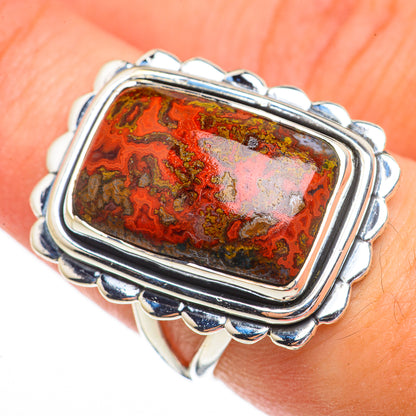 Moroccan Agate Rings handcrafted by Ana Silver Co - RING70360
