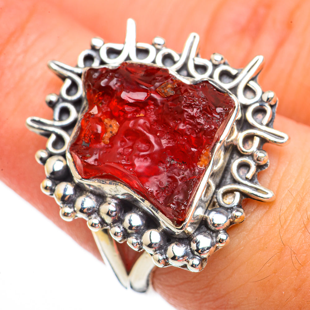 Garnet Rings handcrafted by Ana Silver Co - RING70362