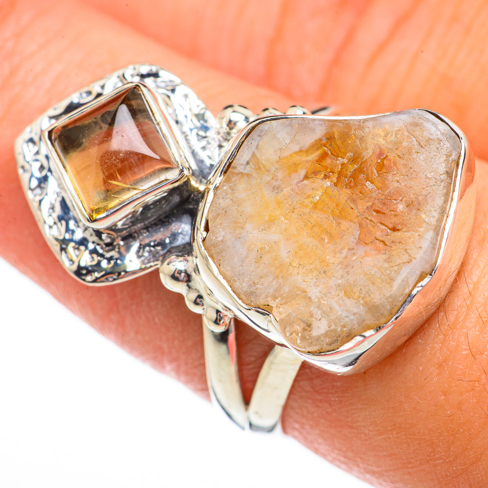 Citrine Rings handcrafted by Ana Silver Co - RING70364