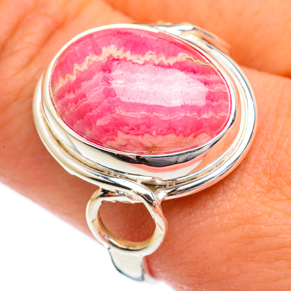 Rhodochrosite Rings handcrafted by Ana Silver Co - RING70368