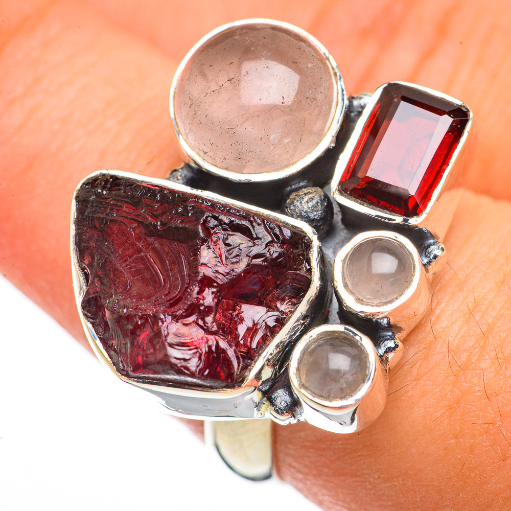 Garnet Rings handcrafted by Ana Silver Co - RING70370