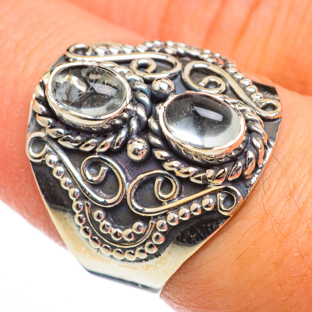 Blue Topaz Rings handcrafted by Ana Silver Co - RING70386