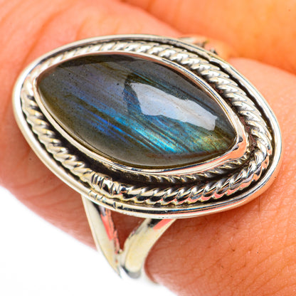 Labradorite Rings handcrafted by Ana Silver Co - RING70387