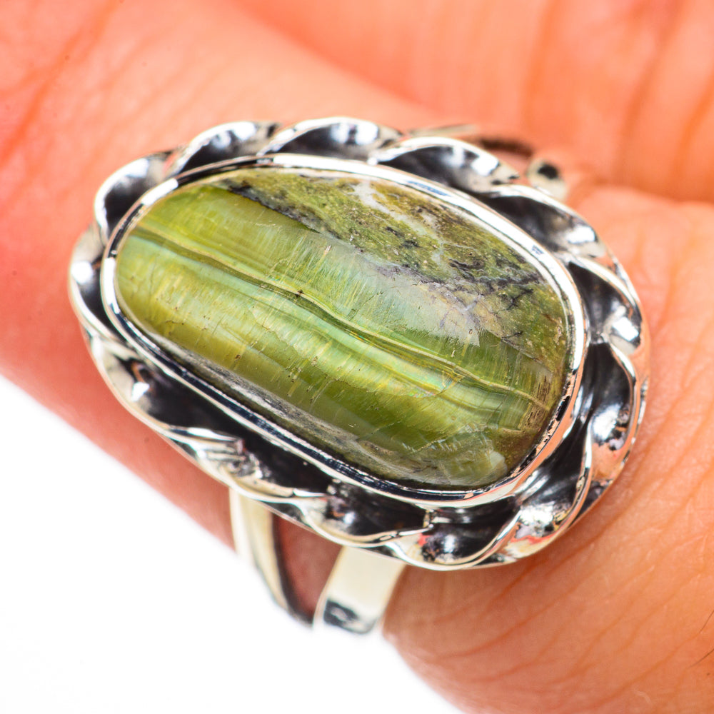 Rainforest Jasper Rings handcrafted by Ana Silver Co - RING70389