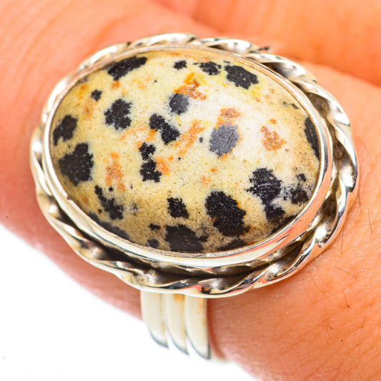 Dalmatian Jasper Rings handcrafted by Ana Silver Co - RING70392