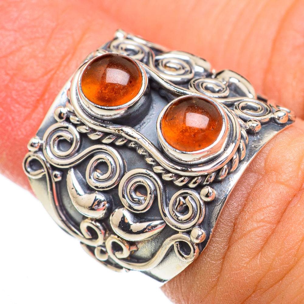 Baltic Amber Rings handcrafted by Ana Silver Co - RING70396