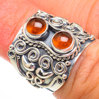 Baltic Amber Rings handcrafted by Ana Silver Co - RING70396