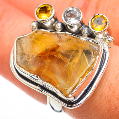 Citrine Rings handcrafted by Ana Silver Co - RING70397
