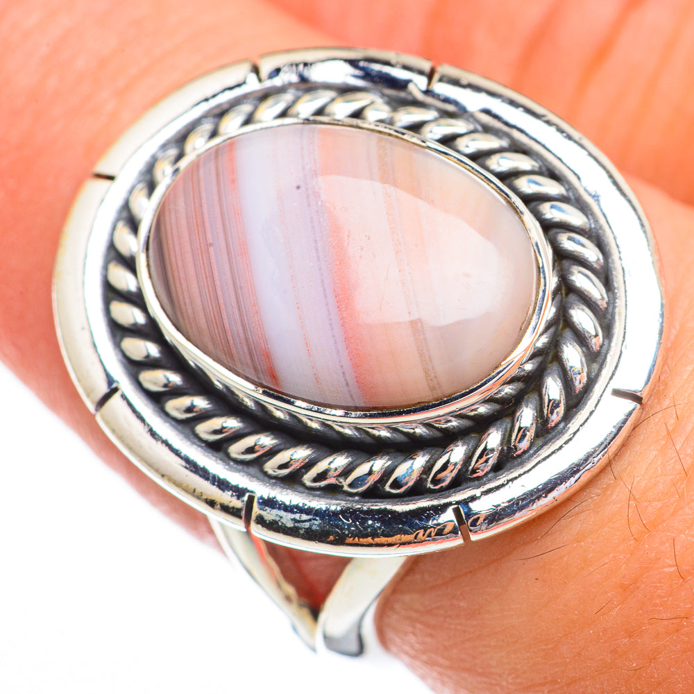 Pink Opal Rings handcrafted by Ana Silver Co - RING70398