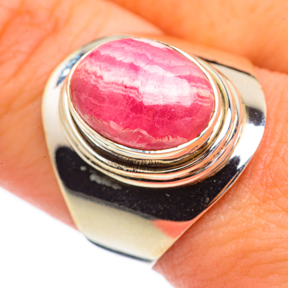Rhodochrosite Rings handcrafted by Ana Silver Co - RING70399