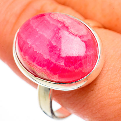 Rhodochrosite Rings handcrafted by Ana Silver Co - RING70401