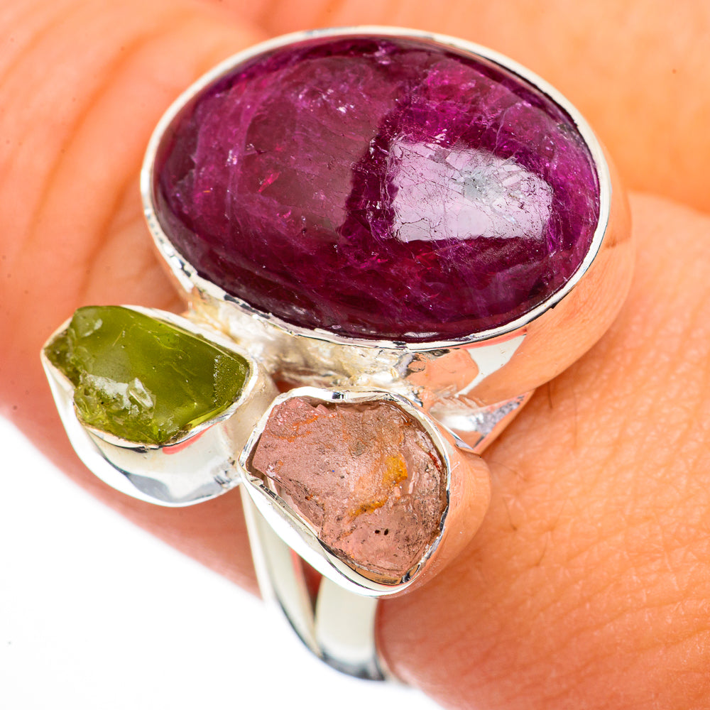 Star Ruby Rings handcrafted by Ana Silver Co - RING70402