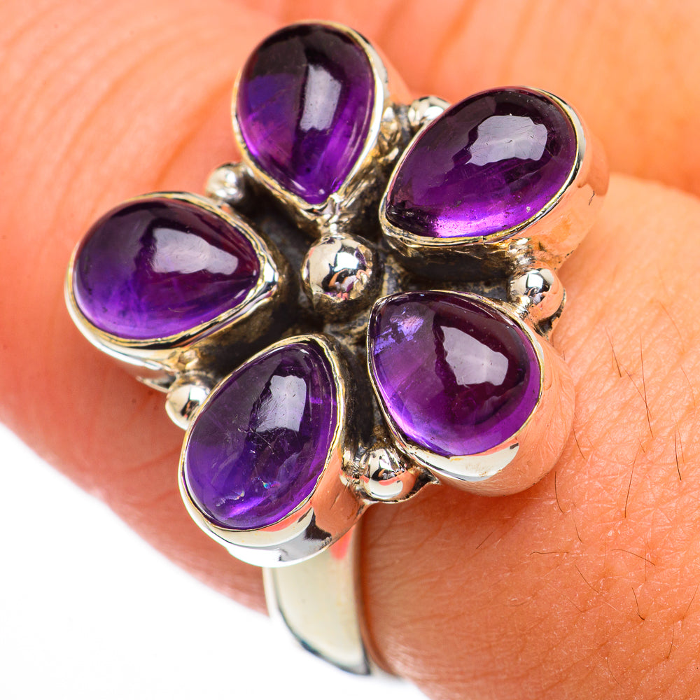 Amethyst Rings handcrafted by Ana Silver Co - RING70405