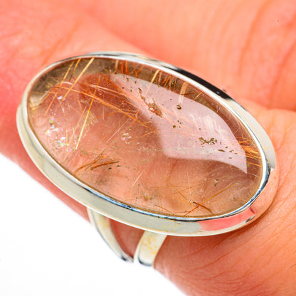 Rutilated Quartz Rings handcrafted by Ana Silver Co - RING70406