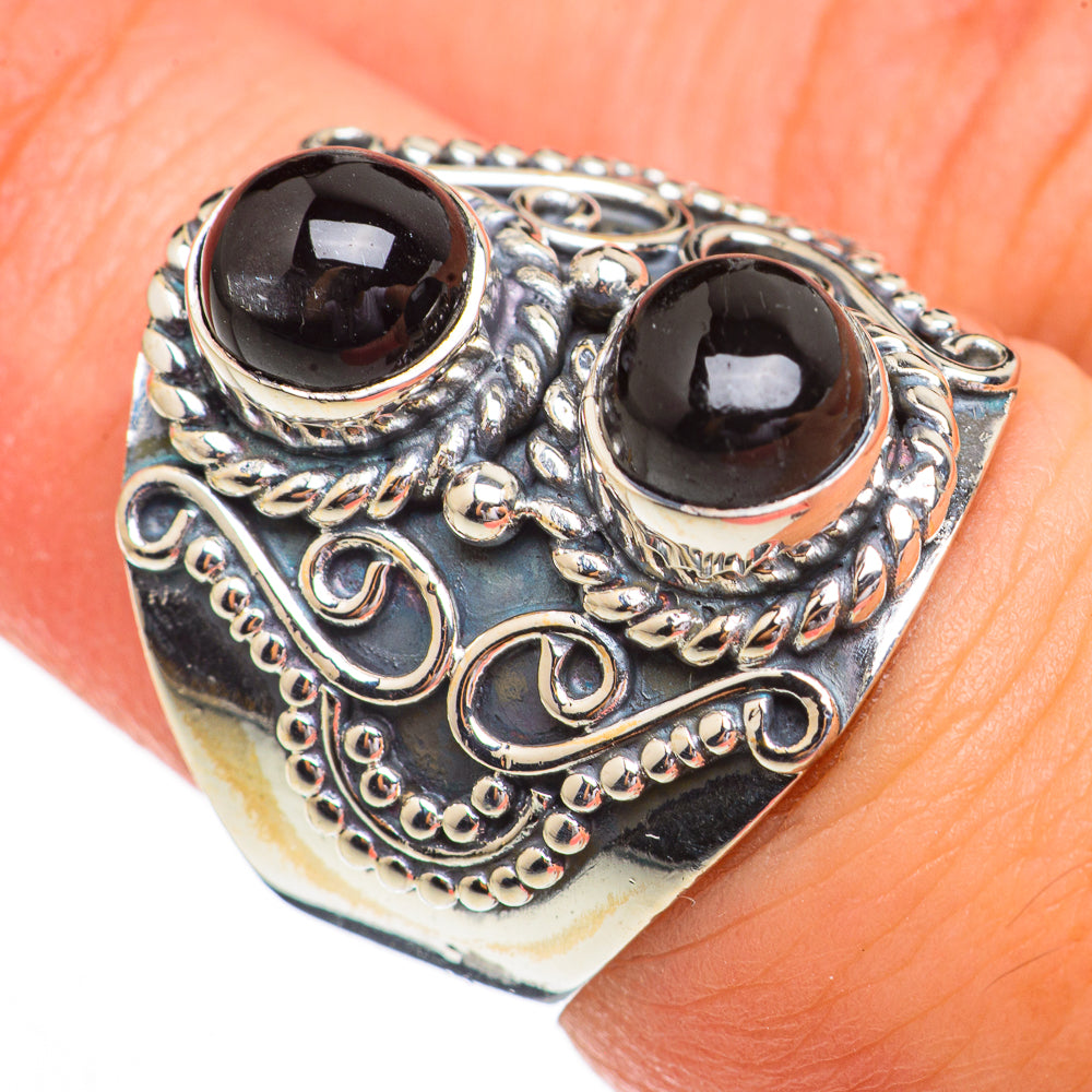 Black Onyx Rings handcrafted by Ana Silver Co - RING70408