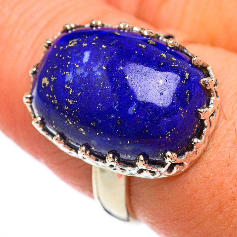 Lapis Lazuli Rings handcrafted by Ana Silver Co - RING70416
