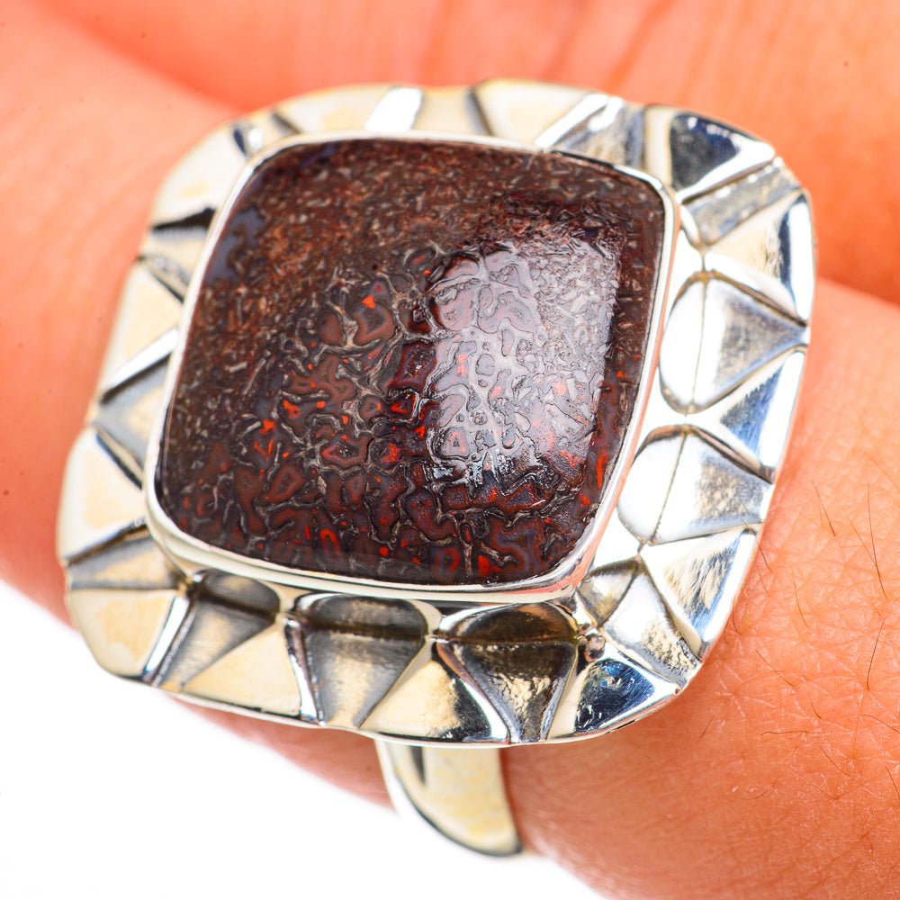 Dinosaur Bone Rings handcrafted by Ana Silver Co - RING70427