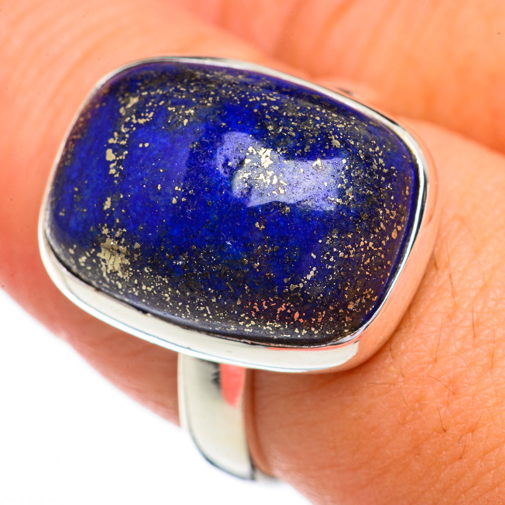 Lapis Lazuli Rings handcrafted by Ana Silver Co - RING70445