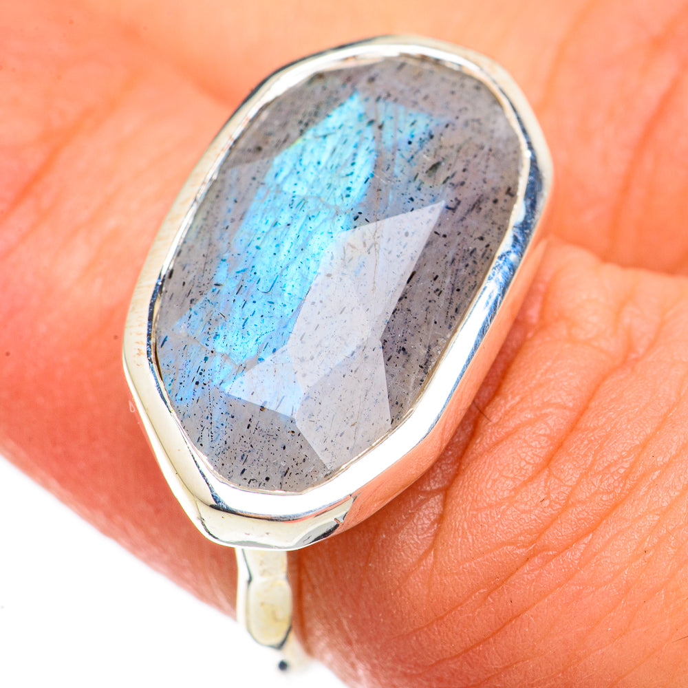 Labradorite Rings handcrafted by Ana Silver Co - RING70450