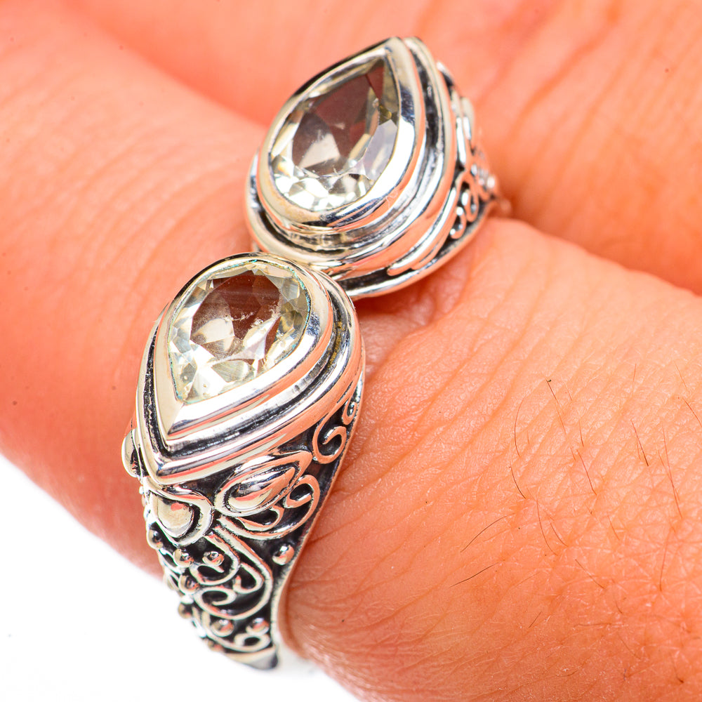 White Quartz Rings handcrafted by Ana Silver Co - RING70454