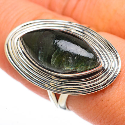 Seraphinite Rings handcrafted by Ana Silver Co - RING70455