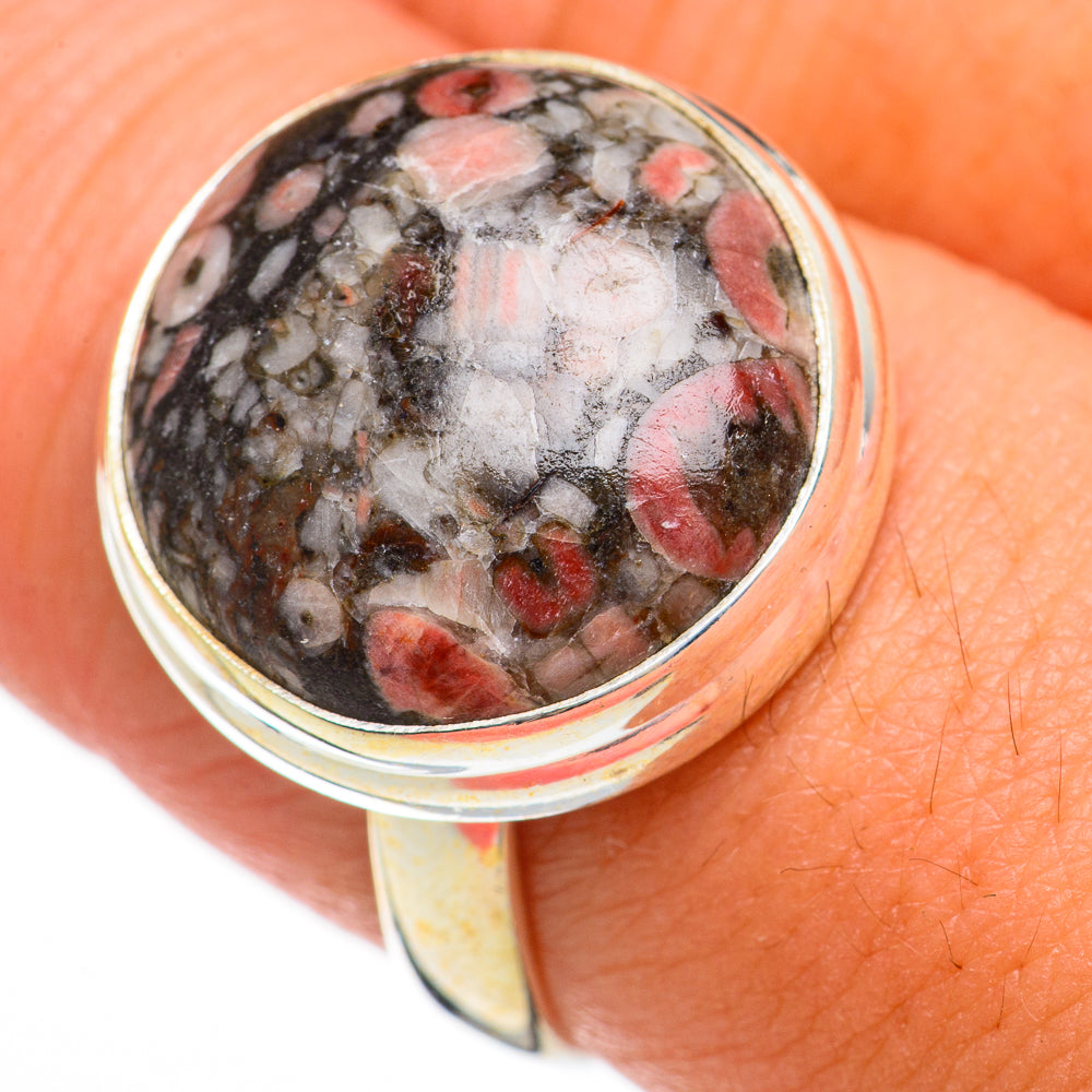 Crinoid Fossil Rings handcrafted by Ana Silver Co - RING70460